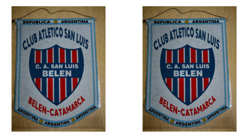 Banderin Grande 40cm Club San Luis Belen Catamarca