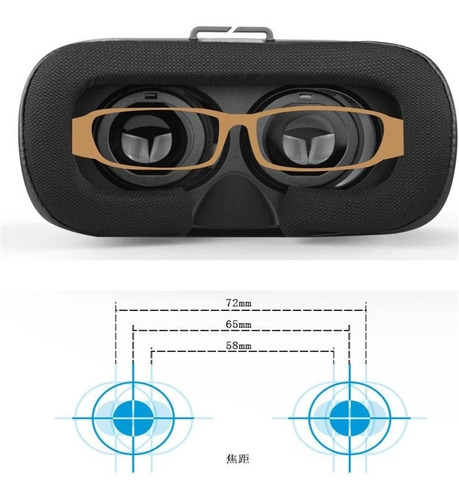 Lentes Gafas Realidad Virtual Rv Vr 3d