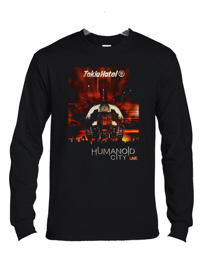 Polera Ml Tokio Hotel Humanoid City Live Rock Abominatron