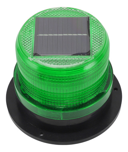 Baliza Solar, Luz De Precaución, 8 Led, Sensor Del Anochecer