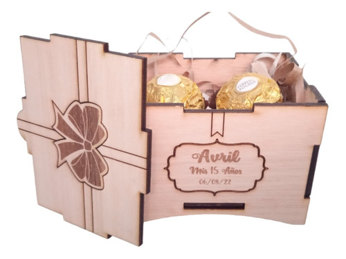 Cajas Para Regalos Souvenirs Personalizadas Bodas  100 Uds