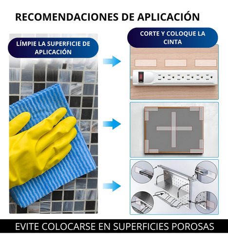 Cinta Doble Cara Adhesiva Ecomlab Transparente Nano Tape Liso