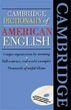 Cambridge Dictionary Of American English [c/cd Rom] - Ingle