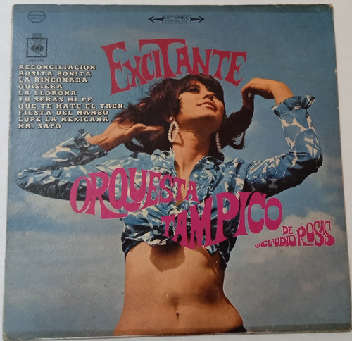 Orquesta Tampico De Claudio Rosas - Excitante Lp Vinil Ed 68