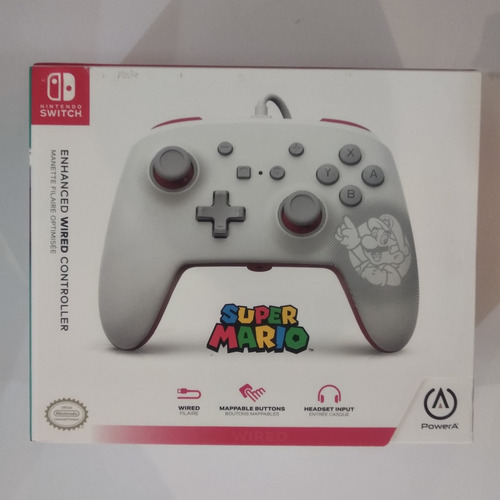 Imagen 4 de 7 de Joystick Control Mario White Powera Nintendo Switch Original