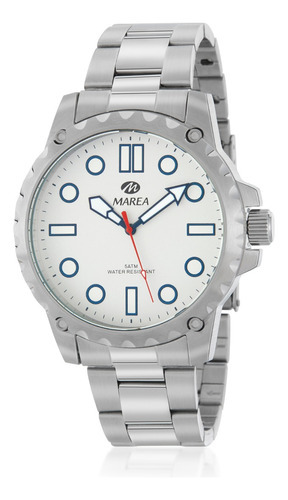 Marea Watch B3617101 Color de la correa Plateado Color del bisel Plateado Color del fondo Blanco