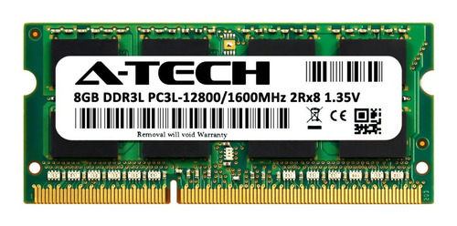 Imagen 2 de 4 de Memoria Ram Sodimm 8gb Ddr3 1600mhz Notebook Netbook Aio
