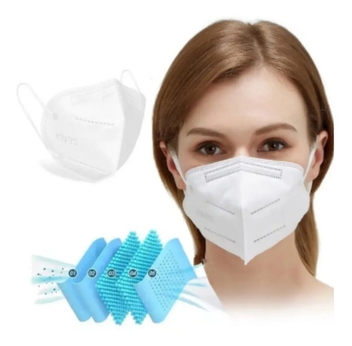 Imagem 5 de 5 de Kit Máscara Kn95 Preta 10uni - Importada - N95 Pff2 Promoção