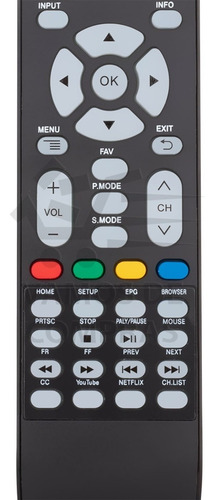 Control Compatible Con Jvc Smart Netflix Youtube Ce-j45