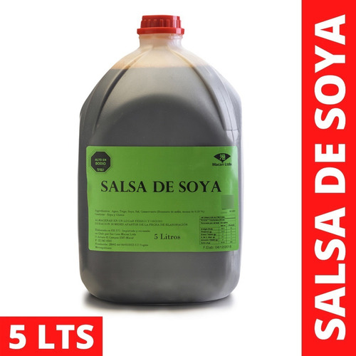 Salsa De Soya Macan X 5 Lts Ideal Para Sushi Oferta