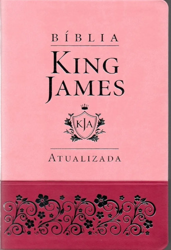 Bíblia King James Atualizada Slim Kja Rosa Claro E Pink