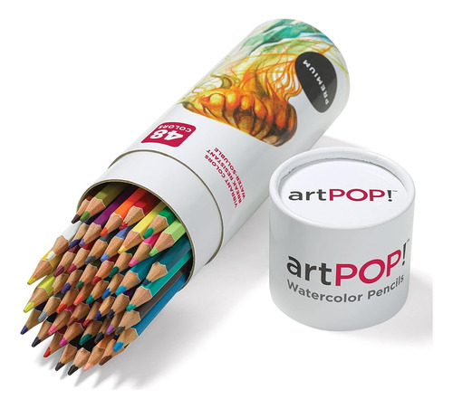 Artpop! Lápices De Acuarela, 48 Colores Vibrantes, Calidad P