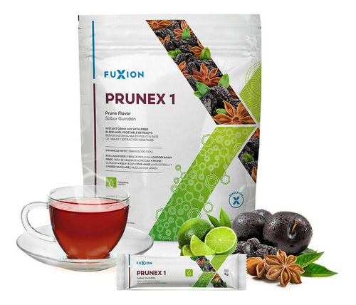 Fuxion Prunex 1 Tea Instant Drink Mix - Desintoxicación De L