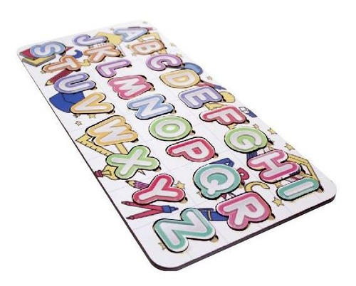Imagem 3 de 3 de Tabuleiro Alfabeto Produto Didático Educativo Letras