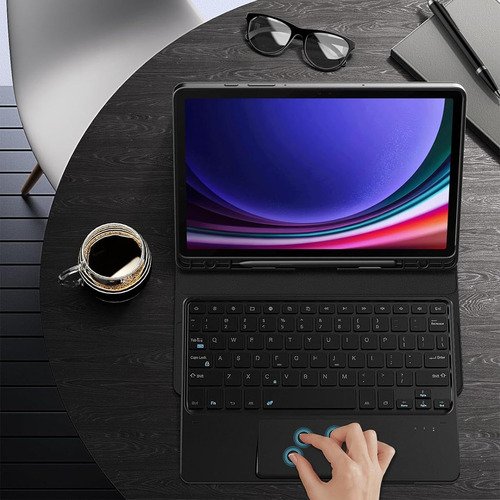Funda Teclado Touchpad Moko Para Samsung Galaxy Tab S9 S9fe