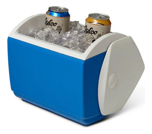 Hielera 7 Qt Plamate Pal Azul 9 Latas Igloo