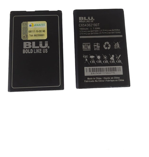 Ba-ter-ia Blu Tank Li T192 C654362190t Original