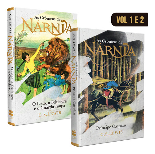Kit As Crônicas De Nárnia - O Leão, A Feiticeira E O Guarda-roupa + Príncipe Caspian