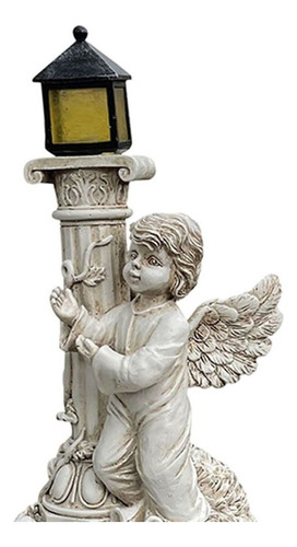 Z Figura De Ángel De Pilar Romano Vivo Columna Griega