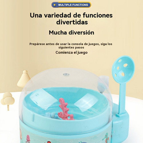 Mini Consola De Pesca Con Reloj En La Cadena