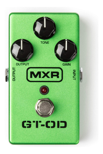 Jim Dunlop Gt-od - Pedal De Efectos De Guitarra Overdrive Color Verde