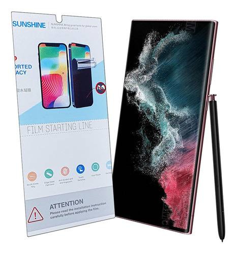 Gadget Collection Mx Mica Hidrogel Mate Privacidad Samsung S22 Ultra O S22 Plus