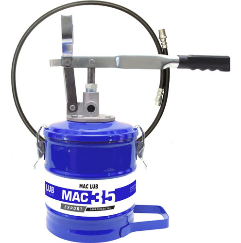 Bomba Manual De Graxa Mac 35 - Alta Pressão - Nacional Azul