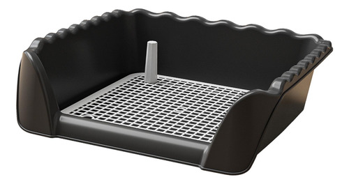 Baño Para Perros Con De Entrenamiento Innovador Negro