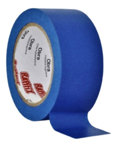 Cinta De Papel Enmascarar Azul 36mm X 50m Pack X 3u -rapifix