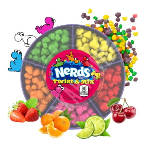 Balas Nerds Candy Twist & Mix - Ferrara Candy - Importado Eu