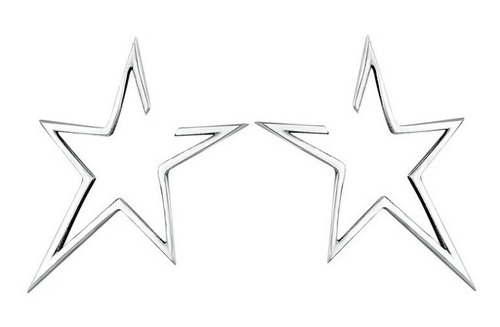 Aretes Estrella Para Mujer Fabricados En Plata 925