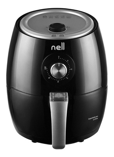 Fritadeira elétrica sem óleo Nell Smart 2.4L preta 110V