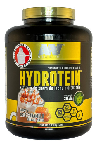 Hydrotein Advance Nutrition 5 Lbs Sabor Café Caramelo