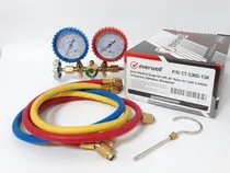 Comprar Juego Manometro A\u002Fa R134 Y R404. C\u002F Mangueras. Tienda