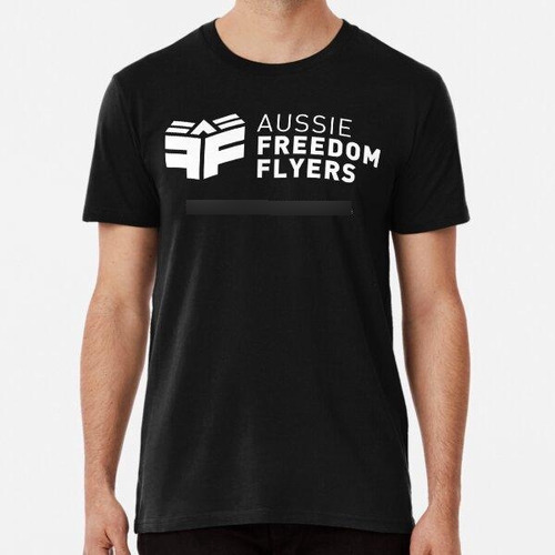 Remera Aussie Freedom Flyers - Logotipo Blanco Algodon Premi