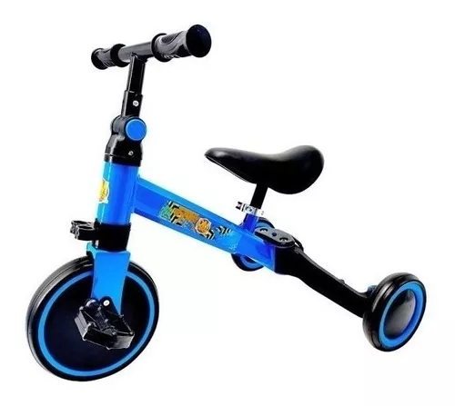 Triciclo Infantil 2 Em 1 Bicicleta De Equilíbrio Até 25kg