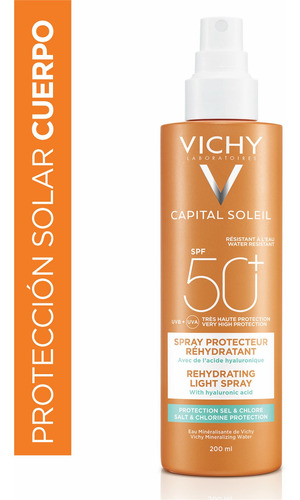 Vichy Capital Soleil Spray Beach Protect Fps50 Anti Deshidra