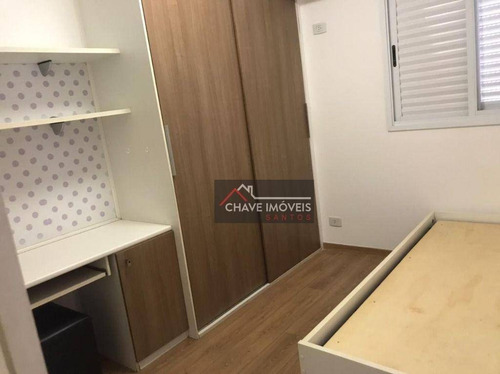 Imagem 18 de 26 de Apartamento À Venda, 78 M² Por R$ 527.000,00 - Aparecida - Santos/sp - Ap3072