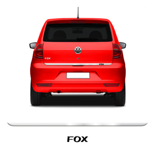 Friso Traseiro Porta Malas Resinado Fox 2012/2015 + Emblema