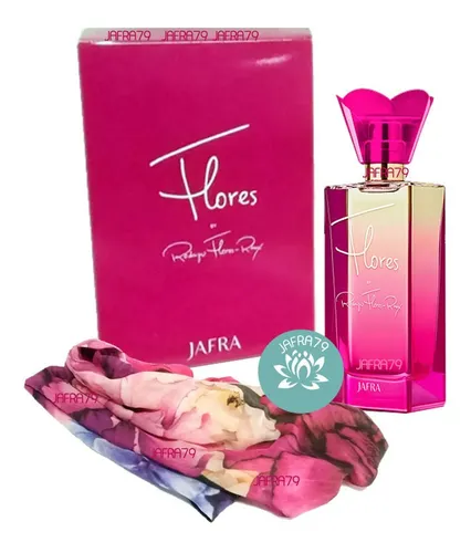 Perfume Flores Jafra Original pa oleta estuche Set Mascada