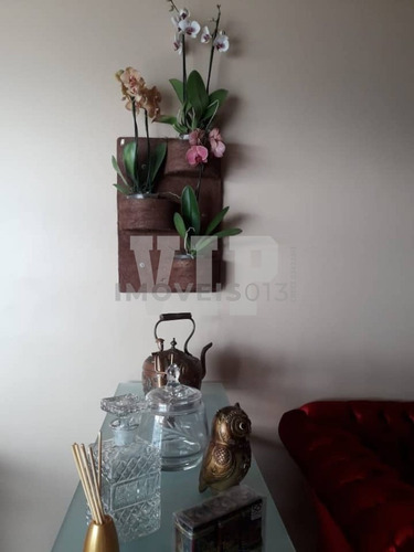 Imagem 9 de 30 de Apartamento A Venda Com 2 Dormitórios Vista Total Para O Mar Na Pompéia Em Santos - Ap00606 - 69853188