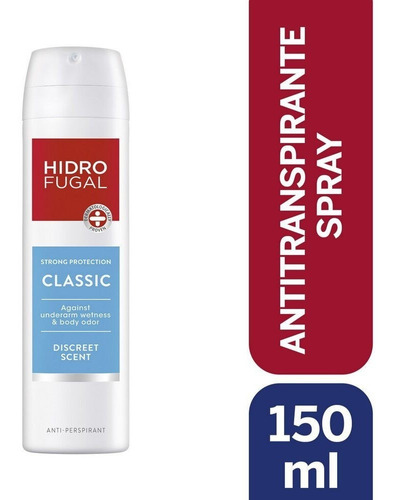 Hidrofugal Antitranspirante Spray 150 Ml.