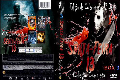 Sexta Feira 13 Coleção Jason Completa 12 Filmes Dublado Leg