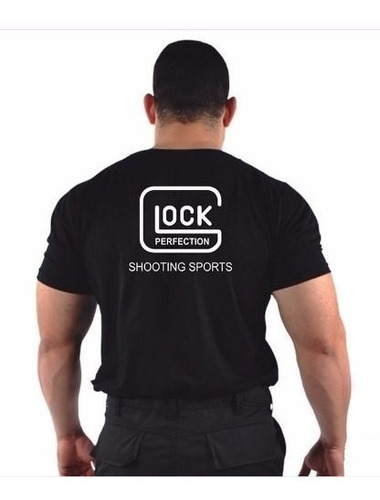 Imagem 3 de 4 de Camiseta Glock Bordada + Camiseta Israel + Boné Boné Piloto