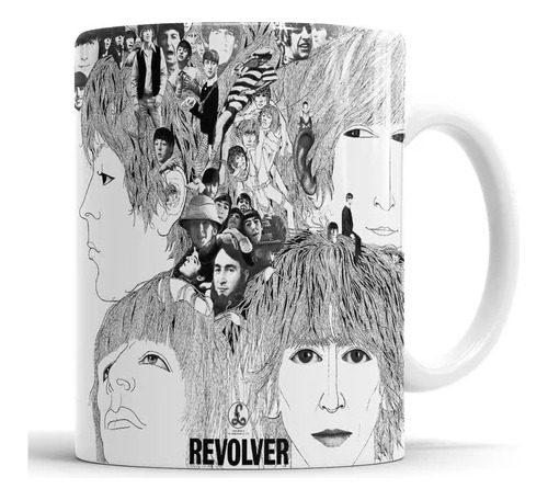 Taza The Beatles - Revolver - Cerámica Importada