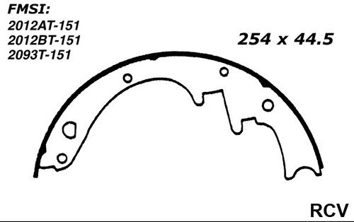 Balata Tambor  Trasera Para American Motors Gremlin   1978