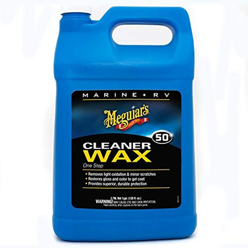 Meguiars M5001 Marinerv One Step Cleaner Wax 1 Galon