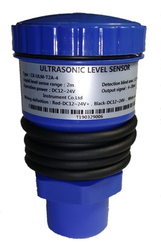 Sensor Ultrasonico De Nivel Para Liquidos 4-20(m A) Rango 2m