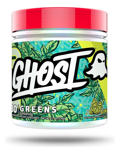 Ghost Greens Natural Superalimento Jugo Verde Desintoxicante Sabor Lime