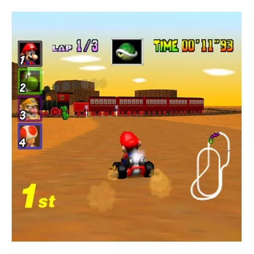 Nintendo 64 + Jogo Mario Kart 64 Completinho Pronto Para Jogar - Escorrega  o Preço